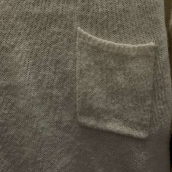 Vintage rainbow ridge ivory sweater with pocket and pearl button closure - Picture 3 of 5